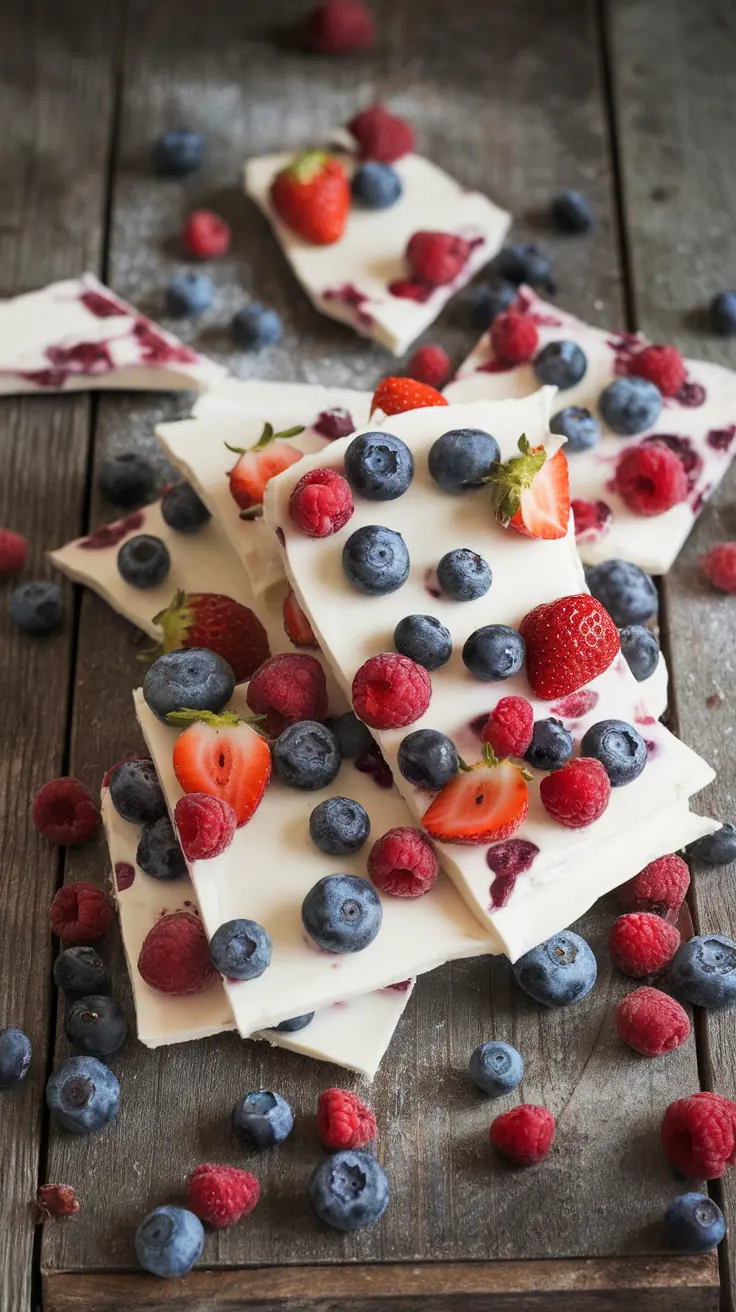 Easy Frozen Yogurt Bark